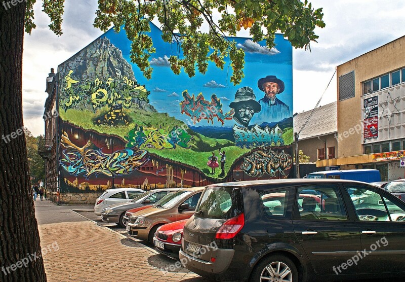 Mural Picture Carpathians Offer Festival Ornament Municipal