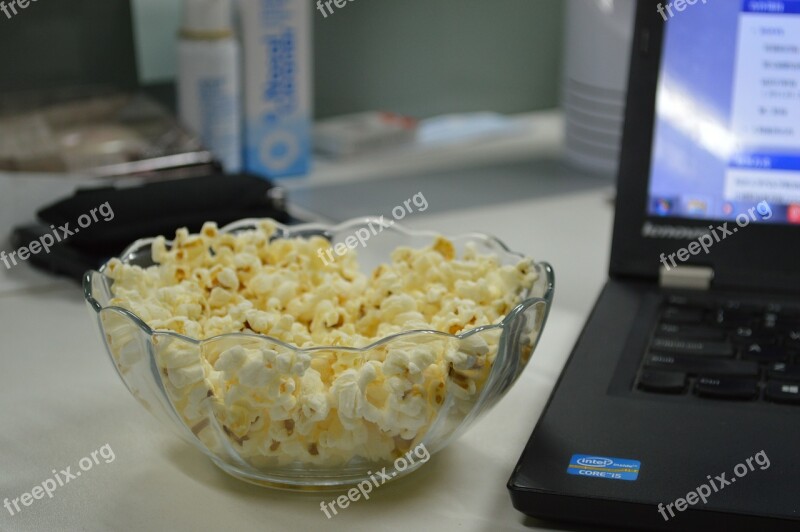 Popcorn Computer Desk Free Photos