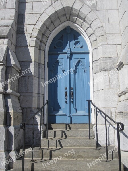 Church Door Architecture Building Old