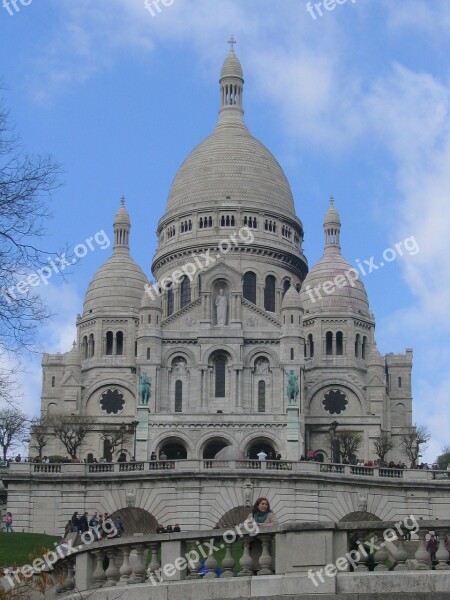 Paris Montmartre Sacré-coeur Monument Basilica