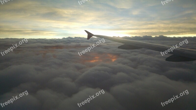 Airplane Sky Travel Plane Cloud