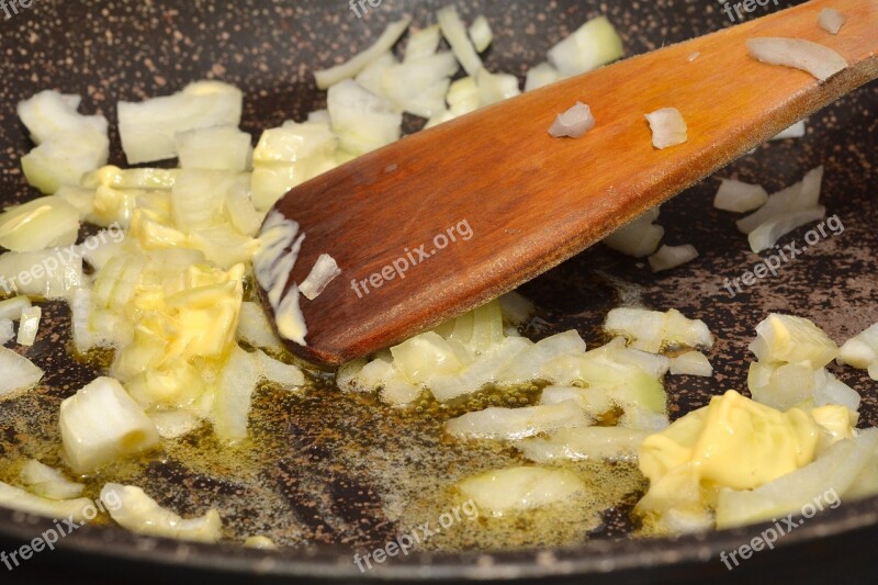 Onion Cut Butter Roast Cook