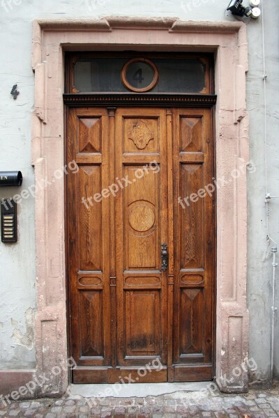 Door Old House Entrance Wood Input