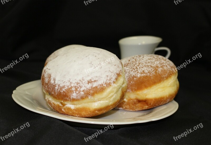 Carnival Donut Sweet Dish Pastries Dessert