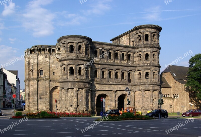 City Gate Roman Black Gate Historical Architecture