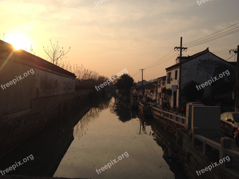 South Of Yangtze River Sunset Afternoon Winter Free Photos