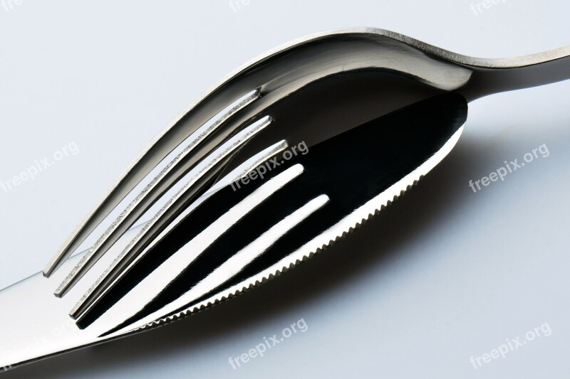 Fork Knife Shadow Light Metal