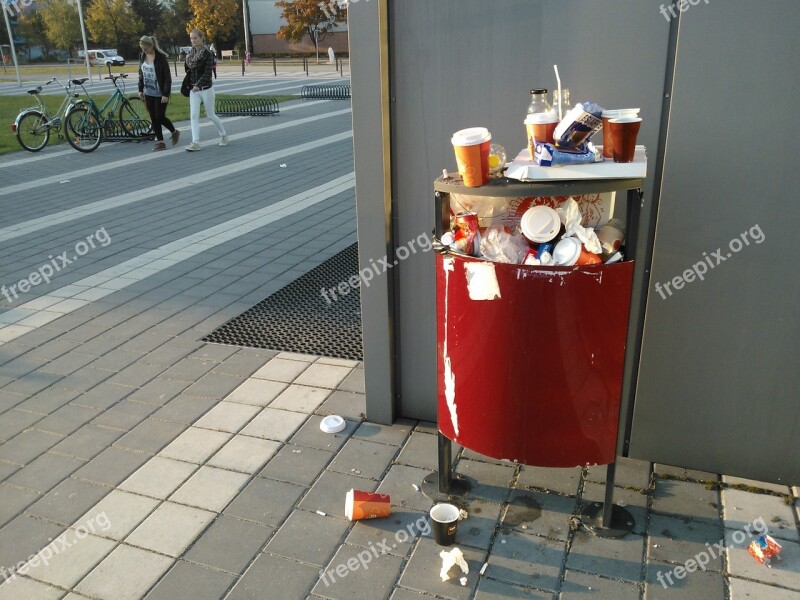 Trash The Recycle Bin Bin Free Photos