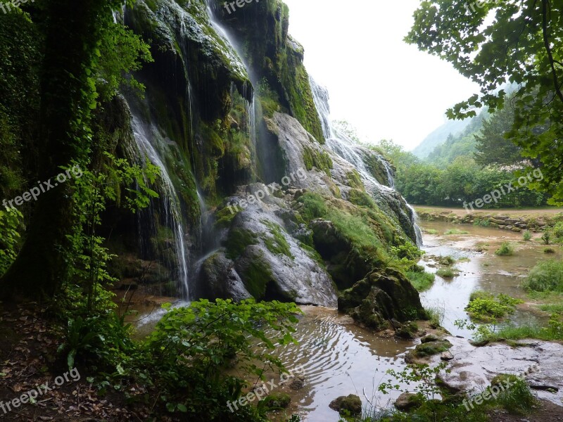 Cascade Landscape Calm Peaceful Free Photos