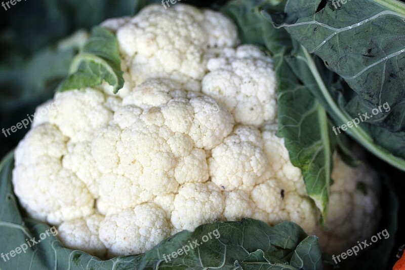 Cauliflower Vegetables Healthy Vitamins Food