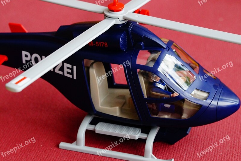 Police Helicopter Police Helicopter Playmobil Toys