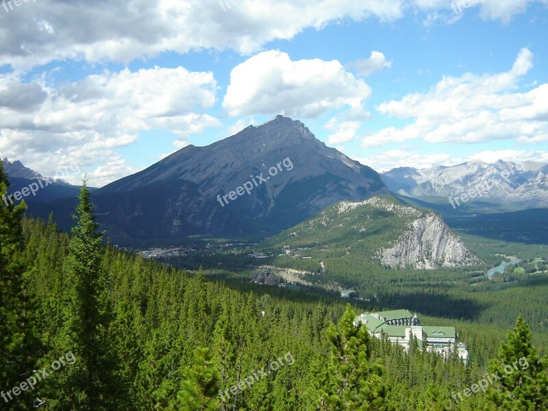 Landscape Scenic Mountains Sky Clouds