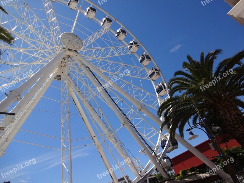 Wheel Cape Town Waterfront Sea Cityscape