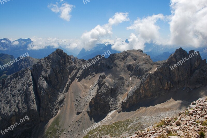 Mountains The Dolomites Italy Free Photos