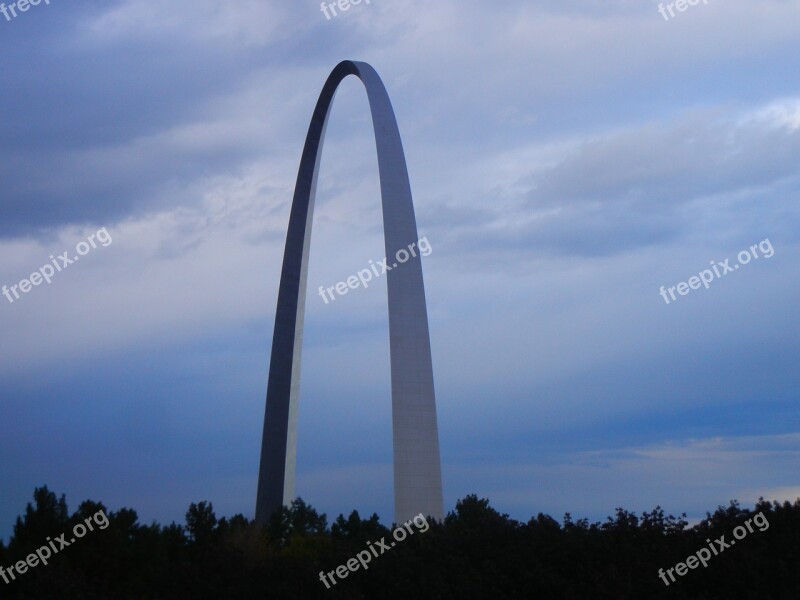 Arch Landmark Downtown Architecture Travel