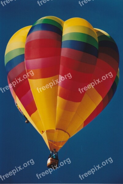 Hot Air Balloon Balloon Colorful Vibrant Albuquerque