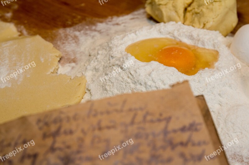 Bake Ingredients Recipe Old Kitchen