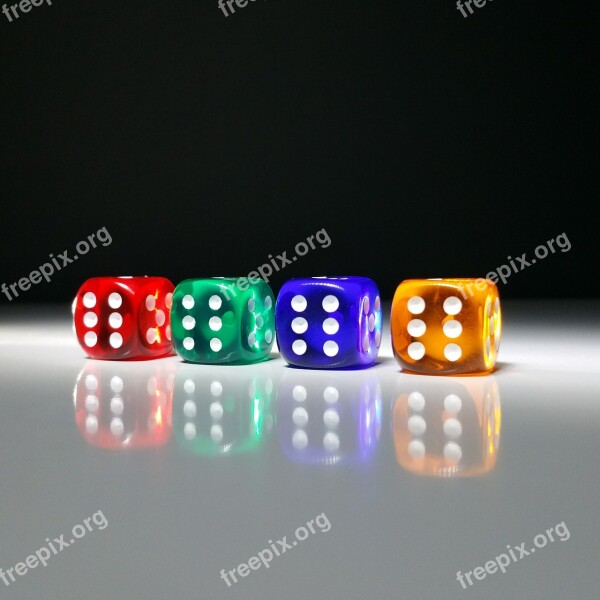 Cube Luck Lucky Dice Colorful Play