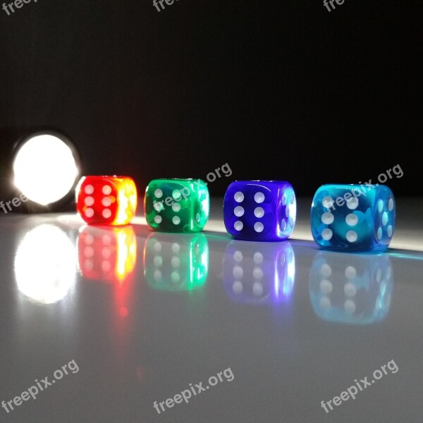 Cube Luck Lucky Dice Colorful Play