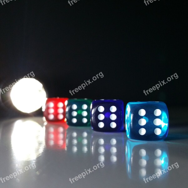 Cube Luck Lucky Dice Colorful Play