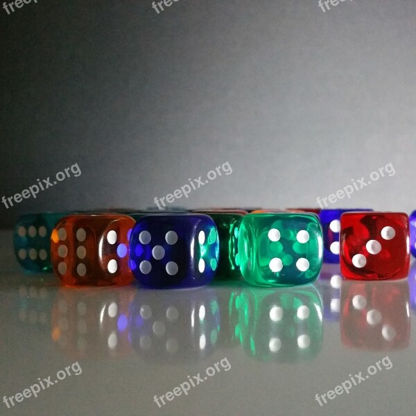 Cube Luck Lucky Dice Colorful Play