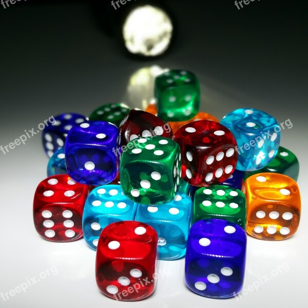 Cube Luck Lucky Dice Colorful Play