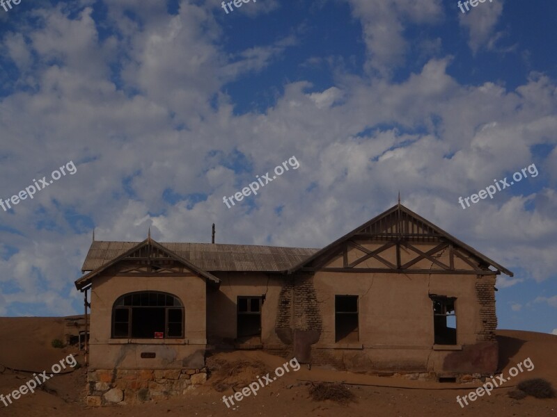 Ghost Town Kolmanskop Namibia Sand Desert