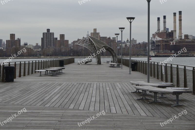 Pier Water Williamsburg Free Photos