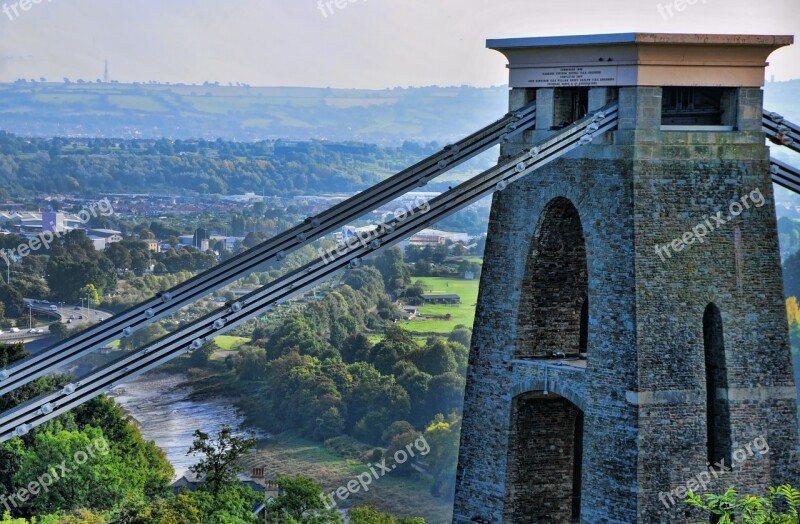 Bridge Bristol Rope Pillar Free Photos