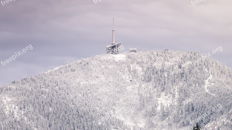 Mountain Snow Lysa Hora Transmitter Free Photos