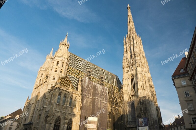 Architecture Building Vienna Austria Church