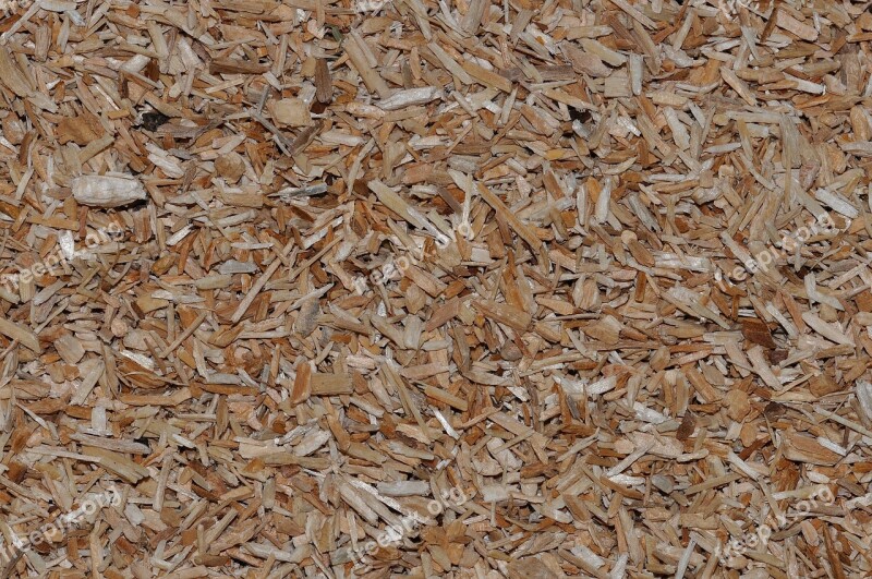 Pieces Of Wood Wood Chips Natural Material Close Up Texture