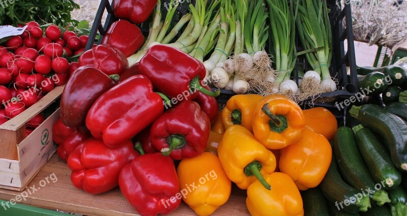 Paprika Vegetables Vitamins Colorful Vegetable Free Photos