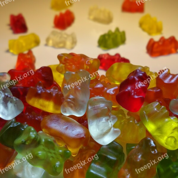 Gummibärchen Gummi Bears Bear Fruit Jelly Haribo