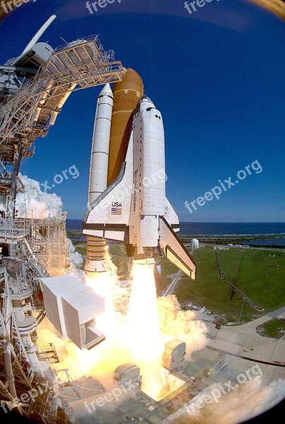 Space Shuttle Lift Off Shuttle Space Launch