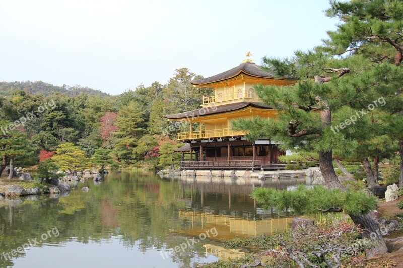 The Golden Pavilion Kyoto Japan Free Photos