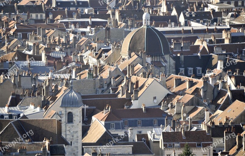 Roofs City Houses Architecture Historic Center