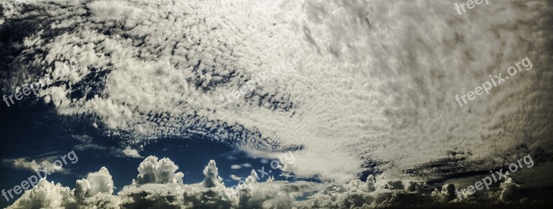 Clouds Sky Horizon Day Free Photos