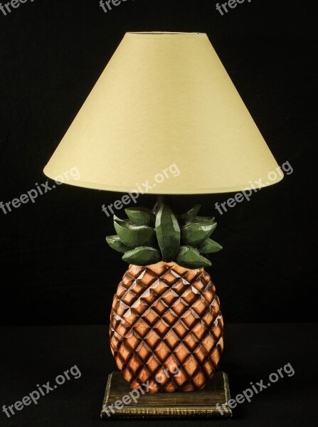 Lamp Pineapple Shade Electric Light Illumination