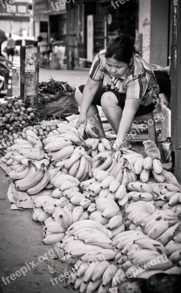 Canton Peddler Banana Free Photos