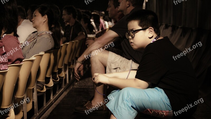 Boy Looking Observing Thinking Young