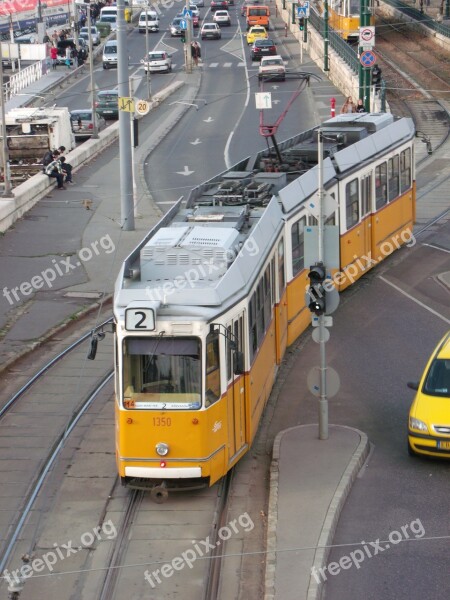 Tram Street Car Transport Urban