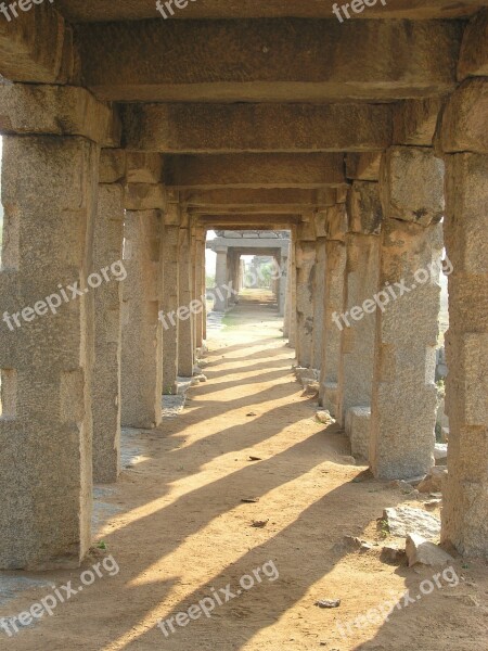 Columns Passage Vista India Free Photos