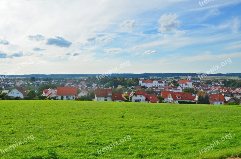 City View Sky Messkirch Castle Church