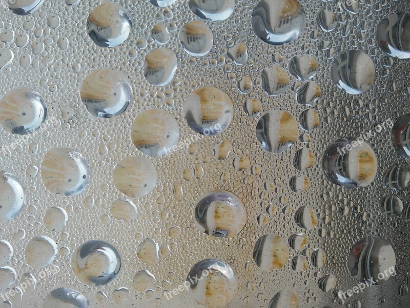 Drop Of Water Condensation Shiny Wet Pattern