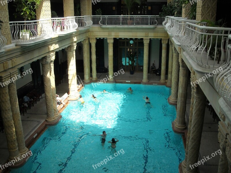 Swimming Pool Hotel Gellert Budapest Free Photos