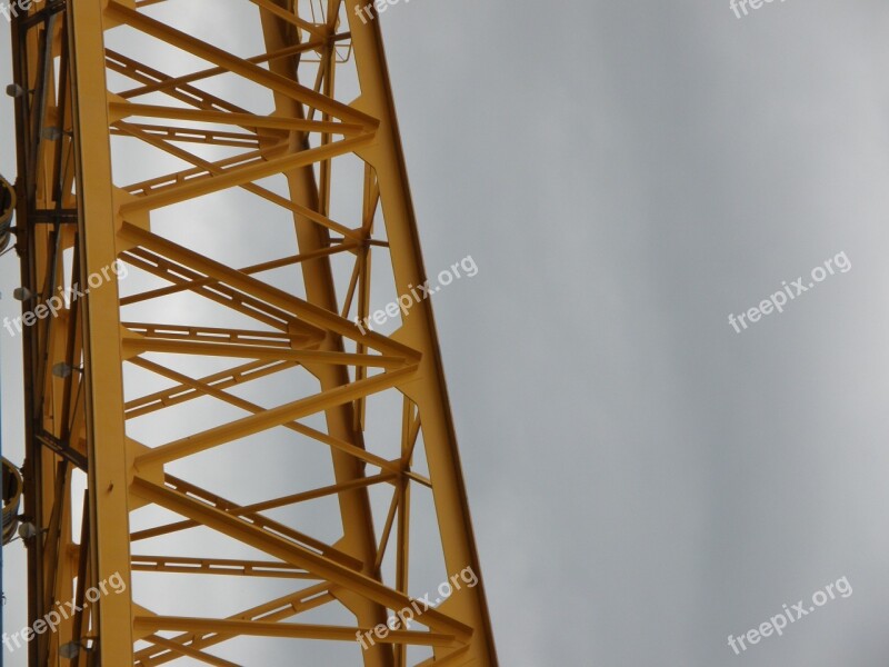 Structure Metal Yellow Mast Free Photos