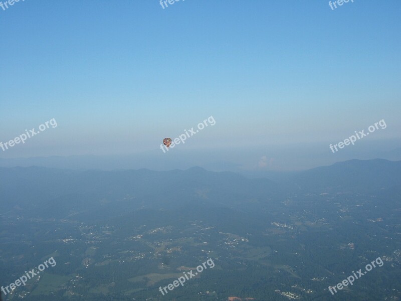 Balloon Sky Flying Landscape View