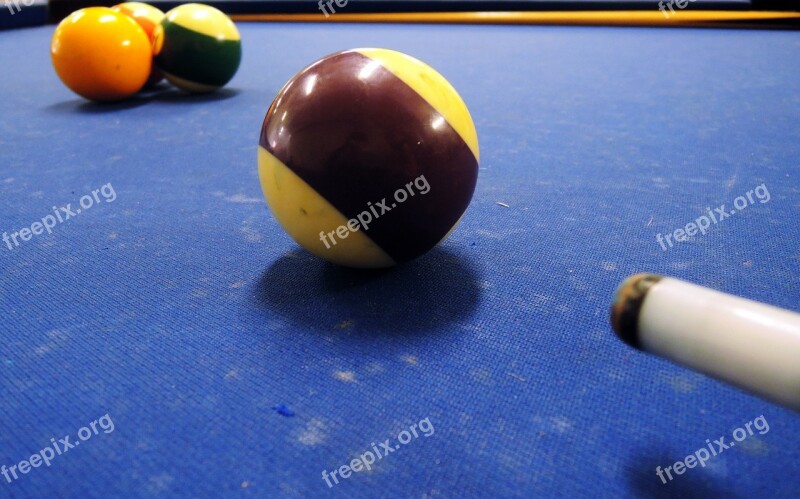 Billiards Sphere Blue Purple Four