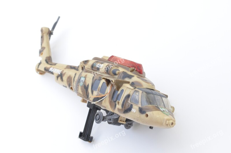 Helicopter Toy Child War Trash